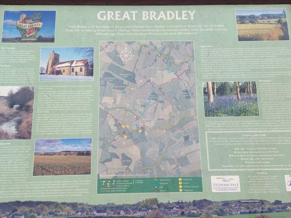 Great Bradley Information Board